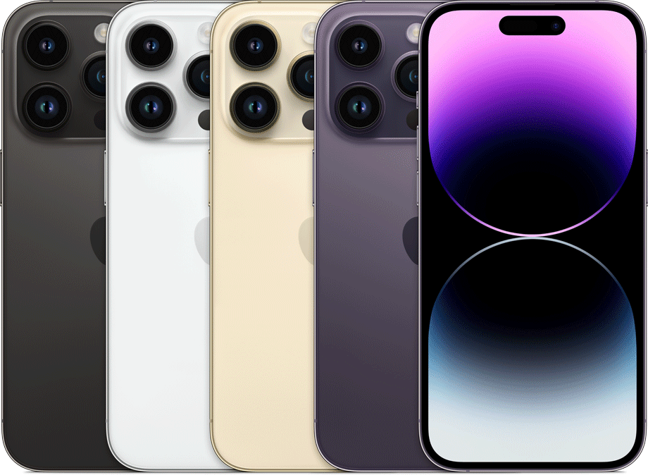 Apple iPhone 14 Pro family official finish reference