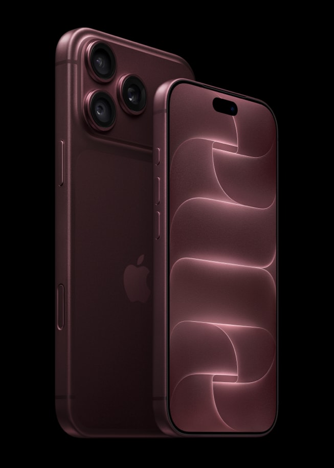 Official Apple iPhone 18 Pro and Pro Max in Burgundy finish front and back